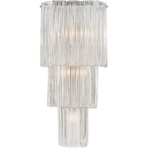 Antwerp St 5 Light 13 inch Clear with Polished Nickel Sconce Wall Light