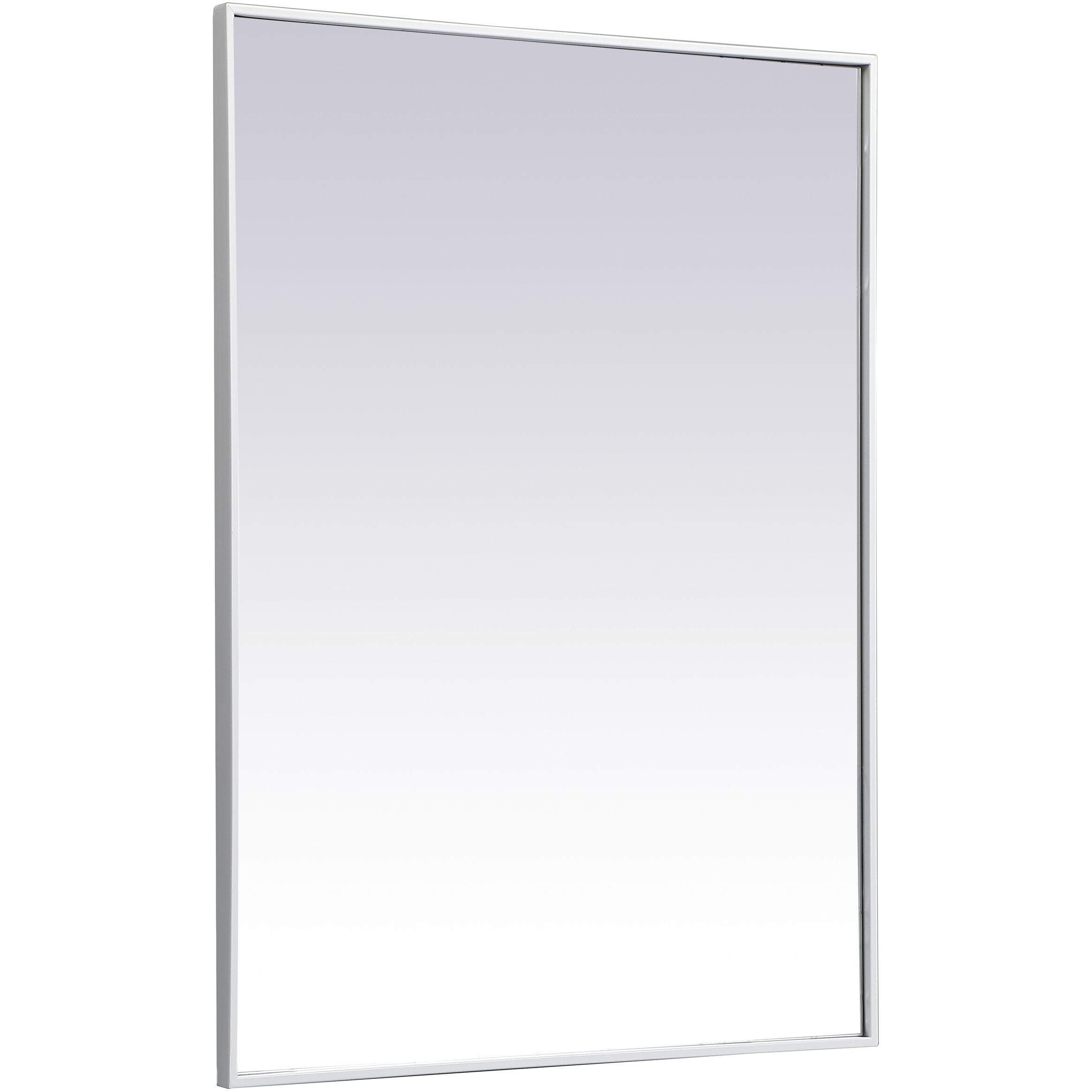 Monet 40 X 30 inch White Wall Mirror