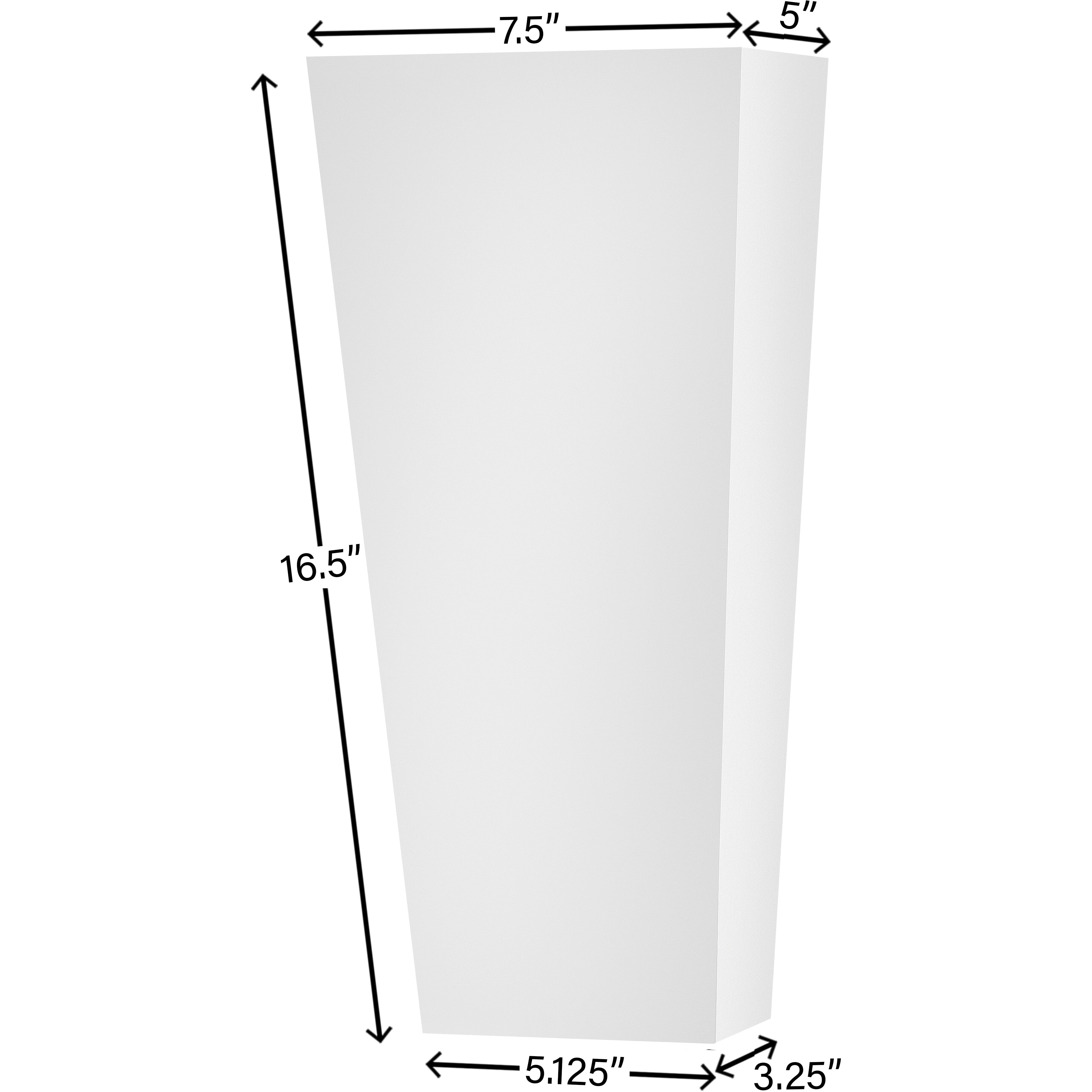 Coastal Elements Cruz LED 17 inch Textured White Outdoor Wall Mount Lantern