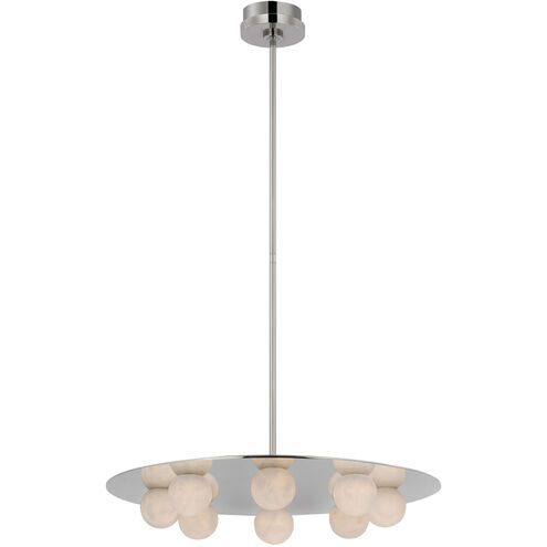 Kelly Wearstler Pertica LED 24 inch Polished Nickel Chandelier Ceiling Light