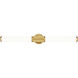 Solange LED 32.5 inch Modern Gold Bath Vanity Wall Light