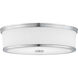 Harper LED 16 inch Polished Chrome Flush Mount Ceiling Light, Progress LED
