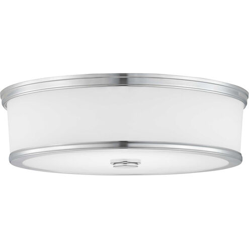 Harper LED 16 inch Polished Chrome Flush Mount Ceiling Light, Progress LED