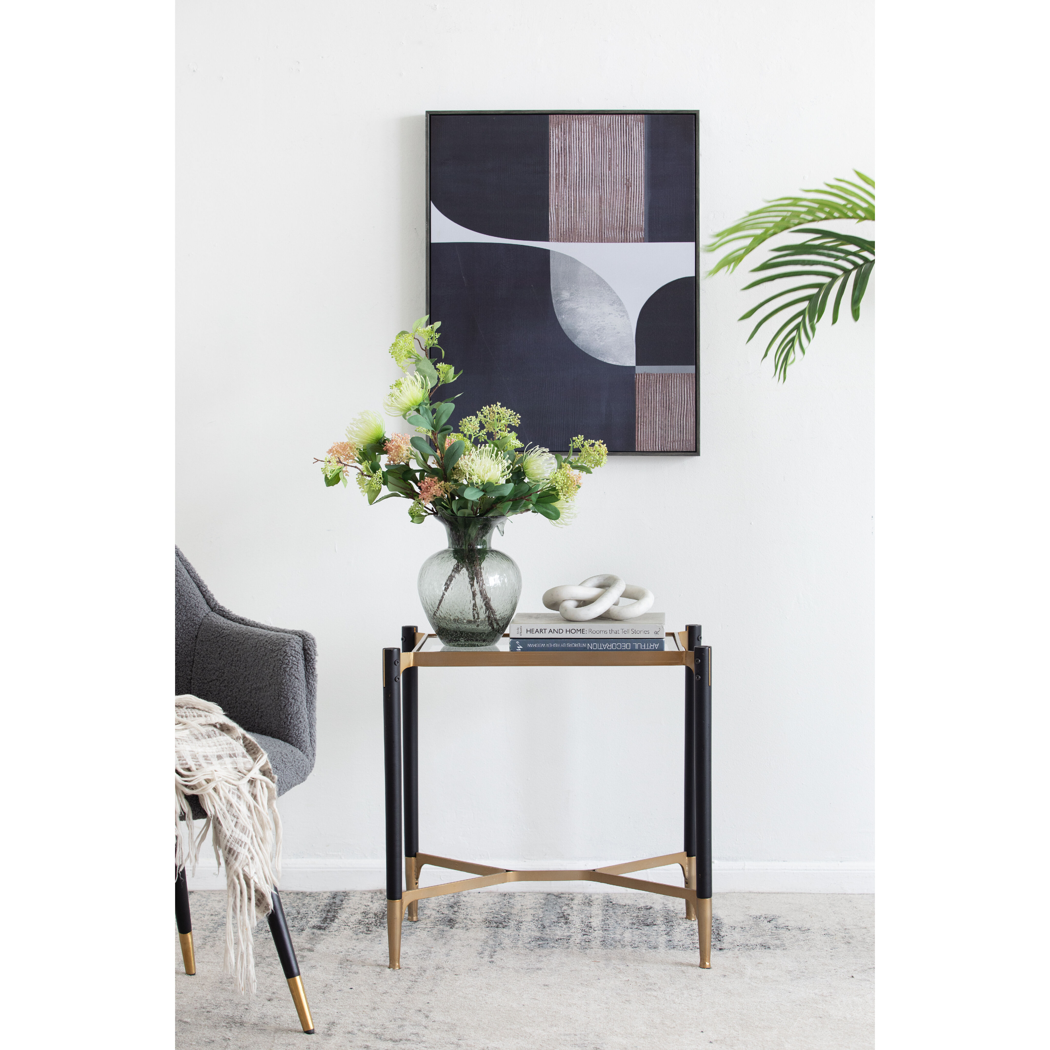 Anita White Marble Chain