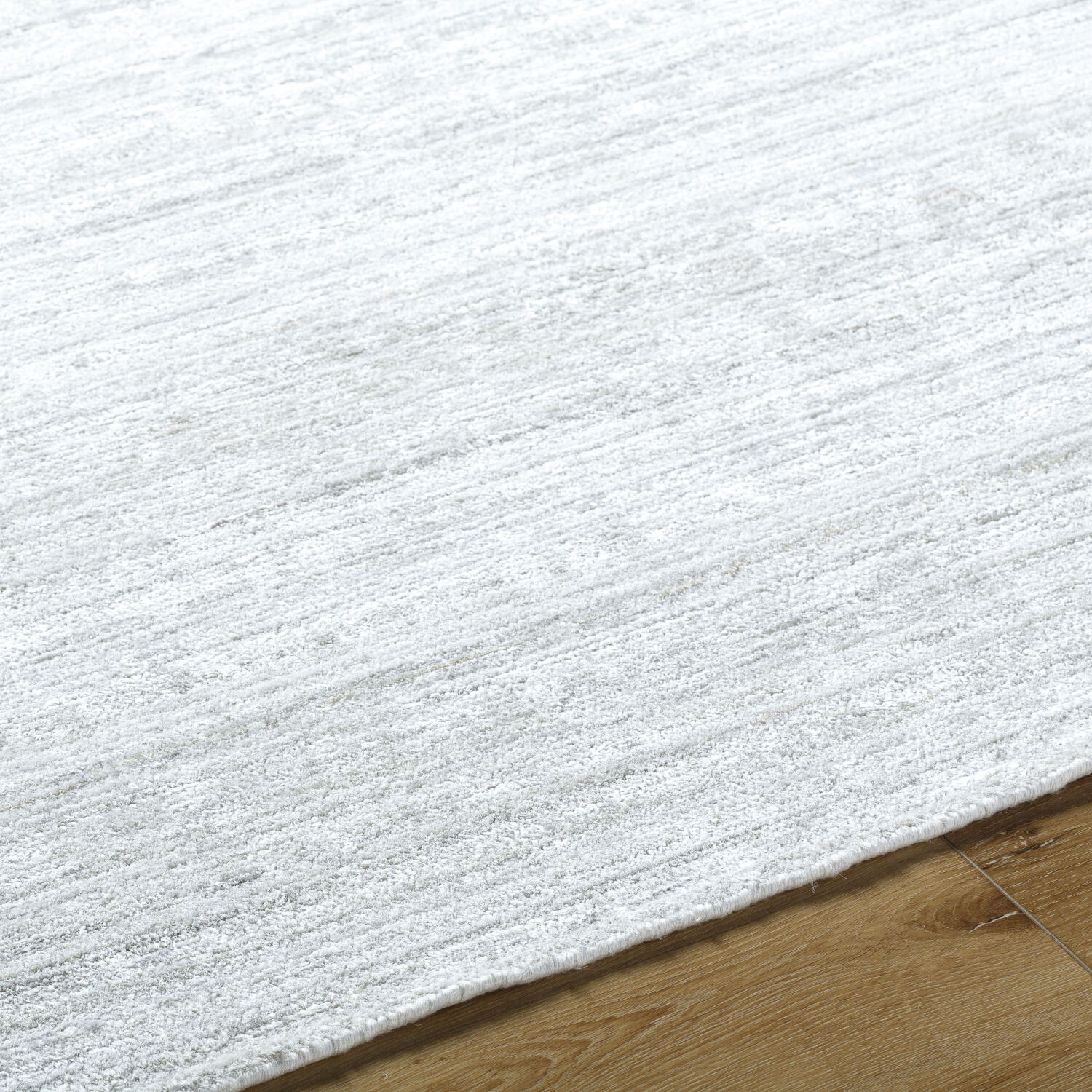 Grandeur 36 X 24 inch Light Silver Handmade Rug in 2 x 3