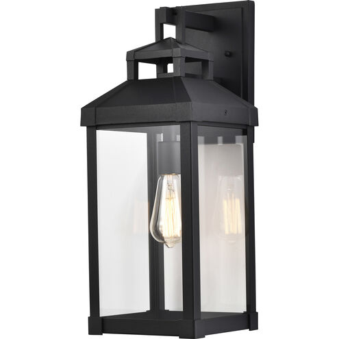 Corning 1 Light 20 inch Matte Black Outdoor Wall Sconce