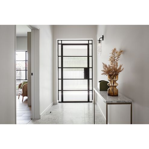 Gabrielle 1 Light 4 inch Matte Black Sconce Wall Light