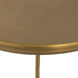 Willow 16 X 14 inch Antique Brass Accent Table