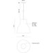 Cradle 1 Light 13 inch White Pendant Ceiling Light