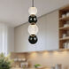 Onyx LED 4.38 inch Natural Brass Pendant Ceiling Light
