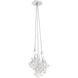 Blossom LED 9.7 inch Classic Silver Pendant Ceiling Light in 3000K LED, Cluster