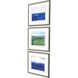 Waterside Collection Blue Framed Art