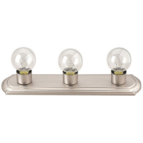 Bathroom Strip 3 Light 18 inch Brushed Pewter Vanity Light Wall Light