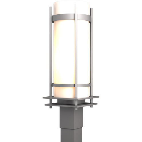 Banded 1 Light 22.25 inch Coastal Burnished Steel Outdoor Post Light