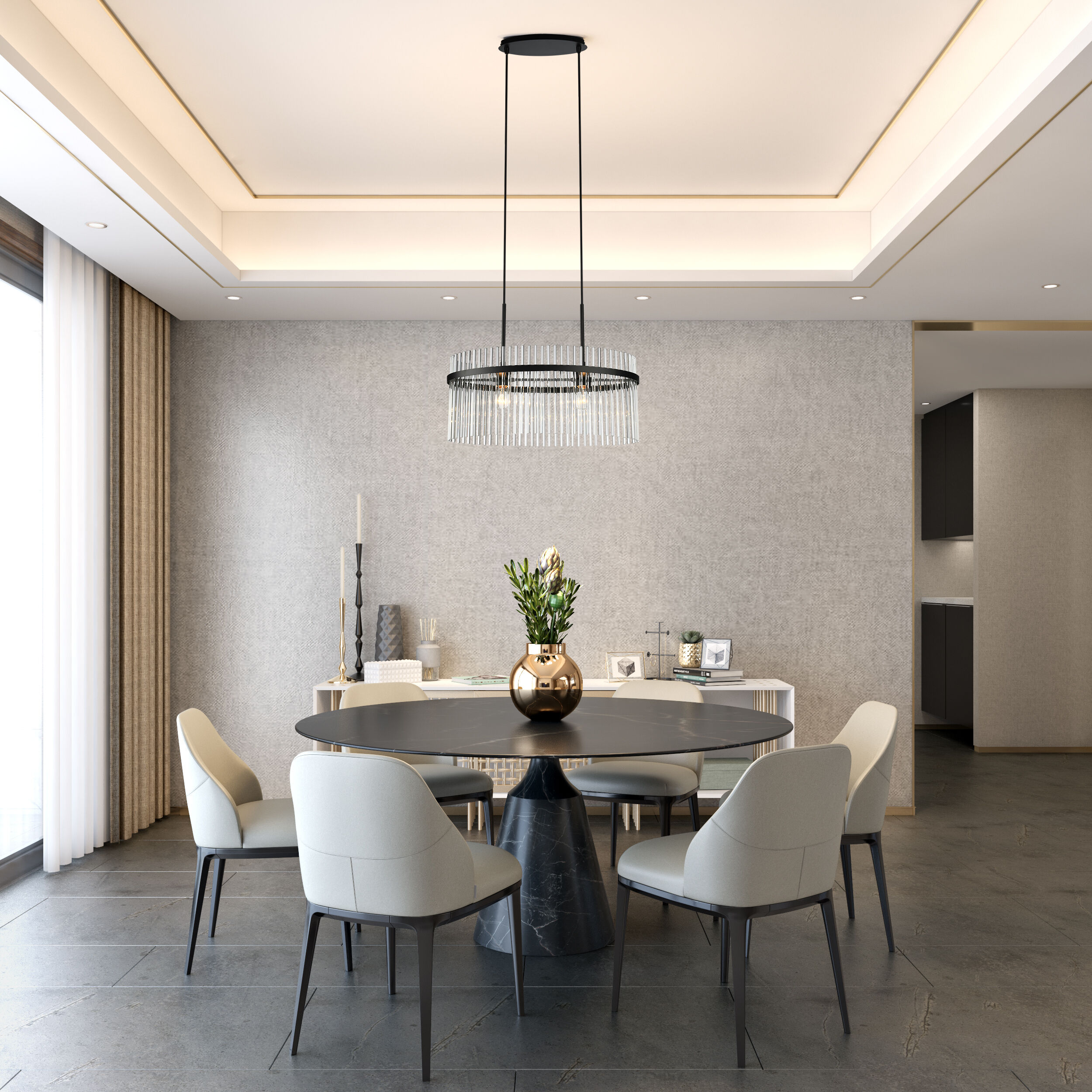 Ava 2 Light 23.6 inch Black Chandelier Ceiling Light