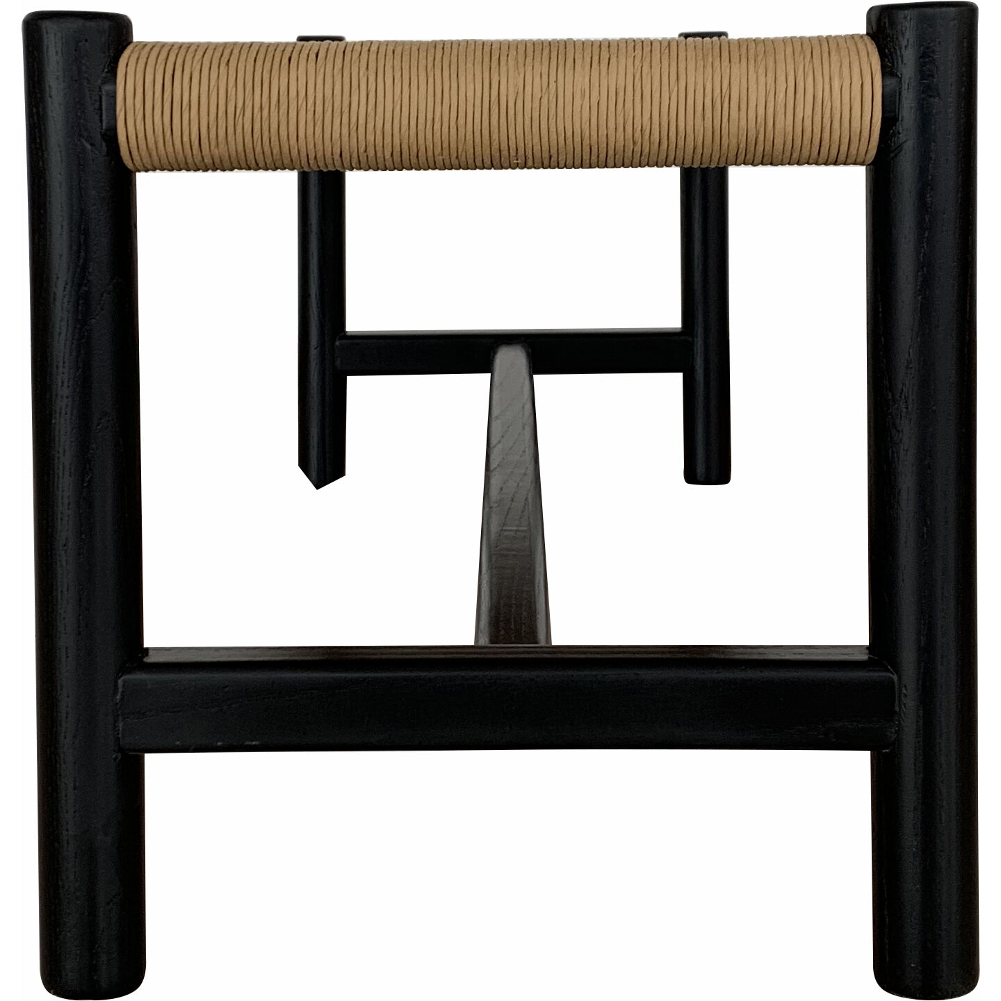 Hawthorn Black Bench, Large