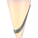 Half Cone 2 Light 8 inch Vintage Platinum Sconce Wall Light