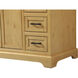 Americana 48 X 22 X 35 inch Natural Wood Vanity Sink Set