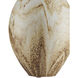 Latte 16.5 inch 60 watt Beige and Off-White Table Lamp Portable Light