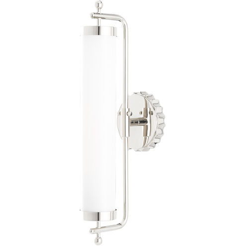 Latimer 1 Light 5 inch Polished Nickel Wall Sconce Wall Light, Barry Goralnick Collection