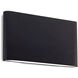 Slate LED 9.88 inch Black ADA Wall Sconce Wall Light