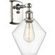 Ballston Cindyrella 1 Light 8 inch Polished Nickel Sconce Wall Light in Incandescent, Clear Glass