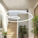 Ampersand Pendant Ceiling Light in White