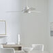 Jovie 44 44 inch Matte White Indoor/Outdoor Ceiling Fan