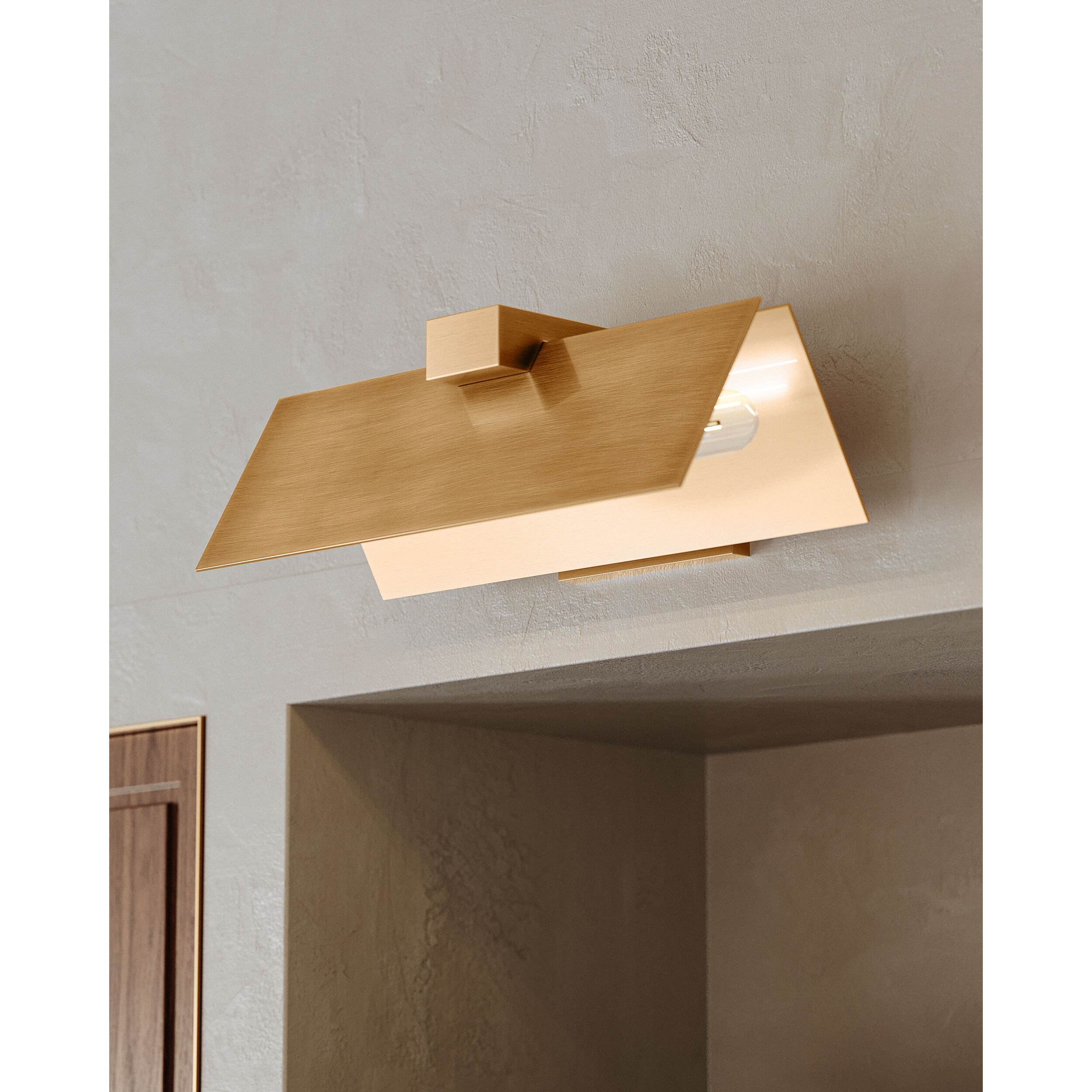 Lander 2 Light 13 inch Patina Brass Wall Sconce Wall Light