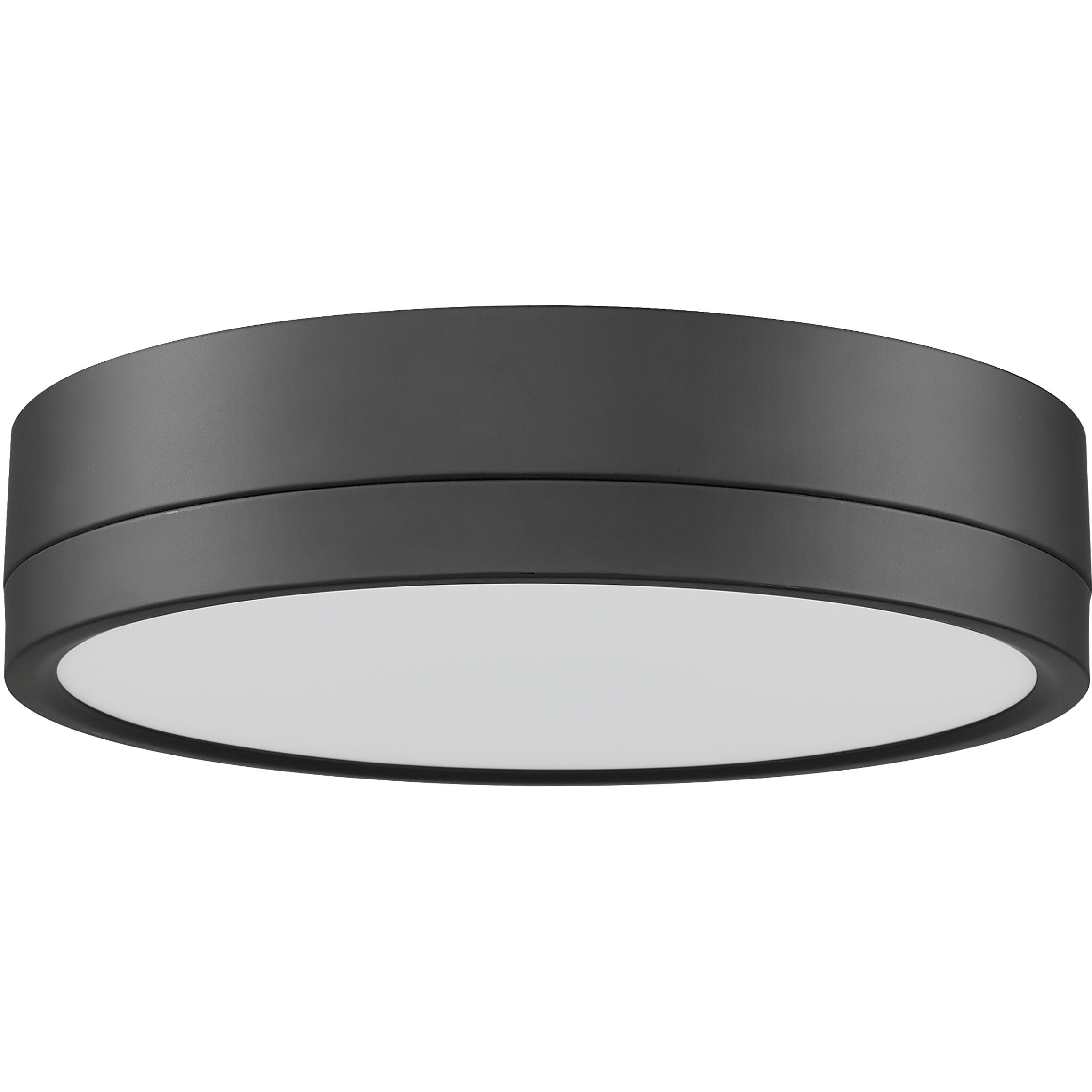 Algar LED 12 inch Matte Black Flush Mount Ceiling Light