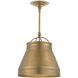 Lumley 1 Light 13 inch Antique Brass Pendant Ceiling Light
