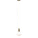 Fritz 1 Light 8.3 inch Soft Gold Mini Pendant Ceiling Light, Large