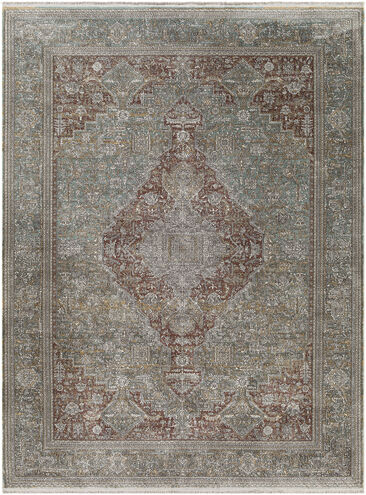 Eclipse 39 X 24 inch Grey Rug in 2 x 3, Rectangle