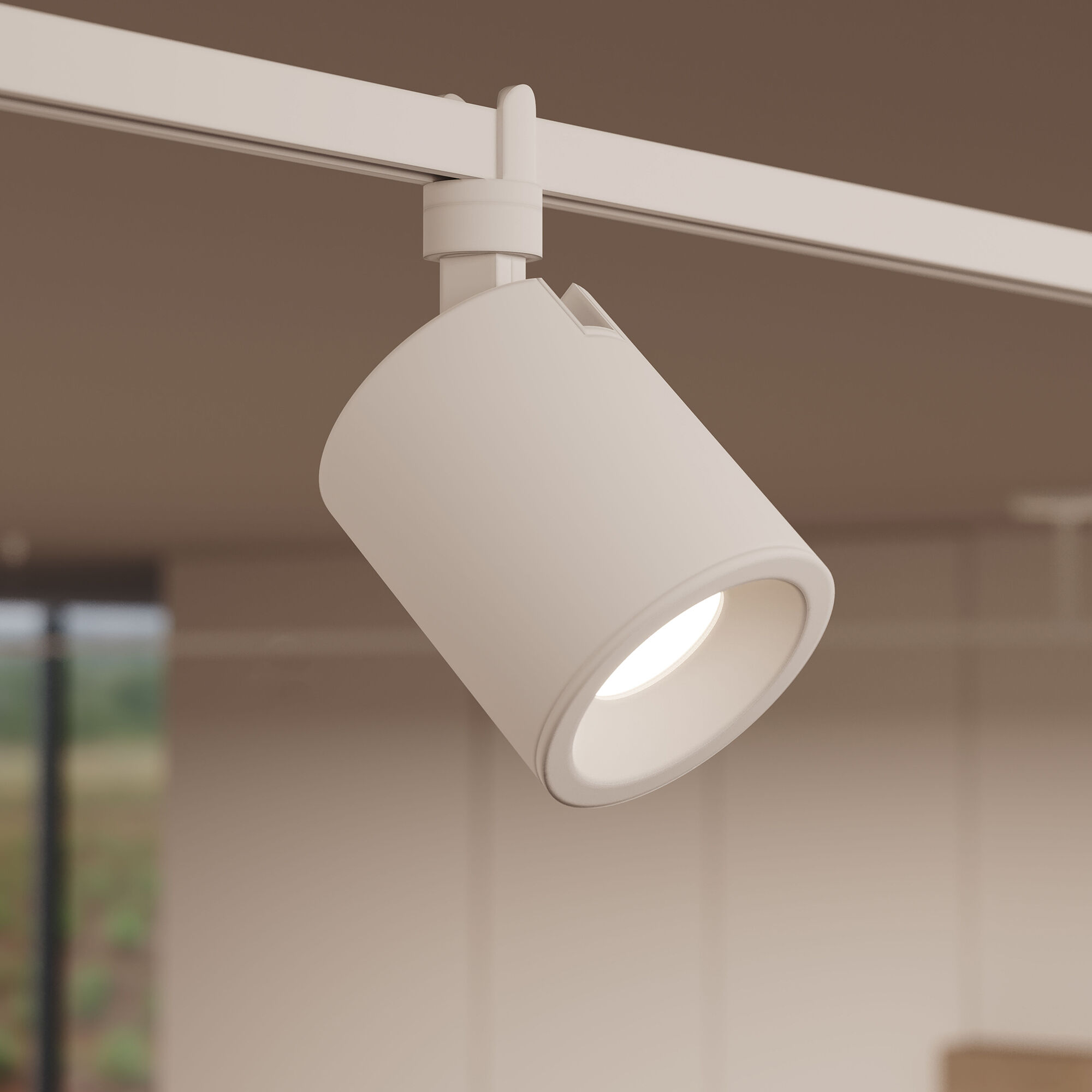 Suspenders LED 147 inch Satin White Chandelier Ceiling Light