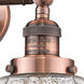 Franklin Restoration Bullet 2 Light 18 inch Antique Copper Bath Vanity Light Wall Light