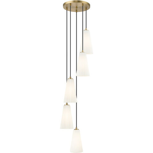 Farrell 5 Light 12 inch Modern Gold Chandelier Ceiling Light