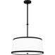 Kylen 4 Light 20.5 inch Matte Black Pendant Ceiling Light