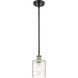 Ballston Cobbleskill 1 Light 5 inch Black Antique Brass Mini Pendant Ceiling Light