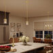 Replay 1 Light 3.88 inch Brushed Gold Mini-Pendant Ceiling Light