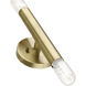 Copenhagen 2 Light 5 inch Antique Brass ADA ADA Wall Sconce Wall Light