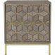Corolla 22 X 20 inch Grey Nightstand