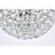 Emilia 5 Light 18 inch Chrome Flush Mount Ceiling Light