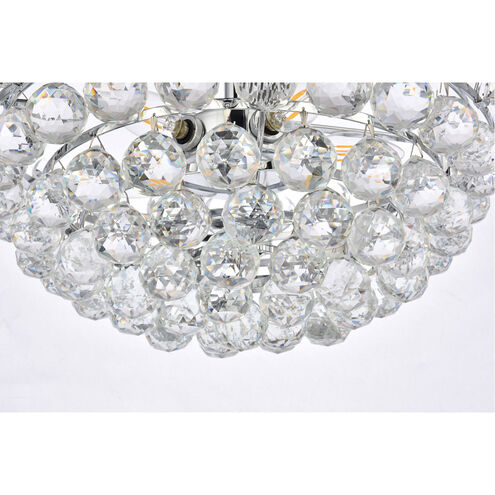 Emilia 5 Light 18 inch Chrome Flush Mount Ceiling Light