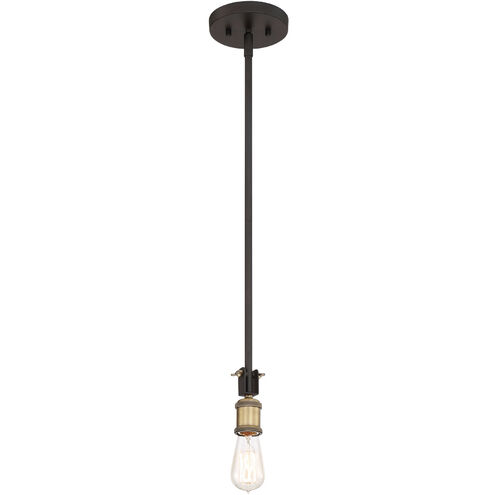 Miles 1 Light 2.5 inch Vintage Bronze Mini Pendant Ceiling Light