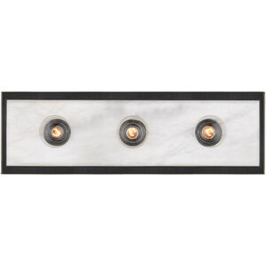 Berdine 3 Light 5 inch Natural/Oil Rubbed Bronze Bath Bar Wall Light, Medium