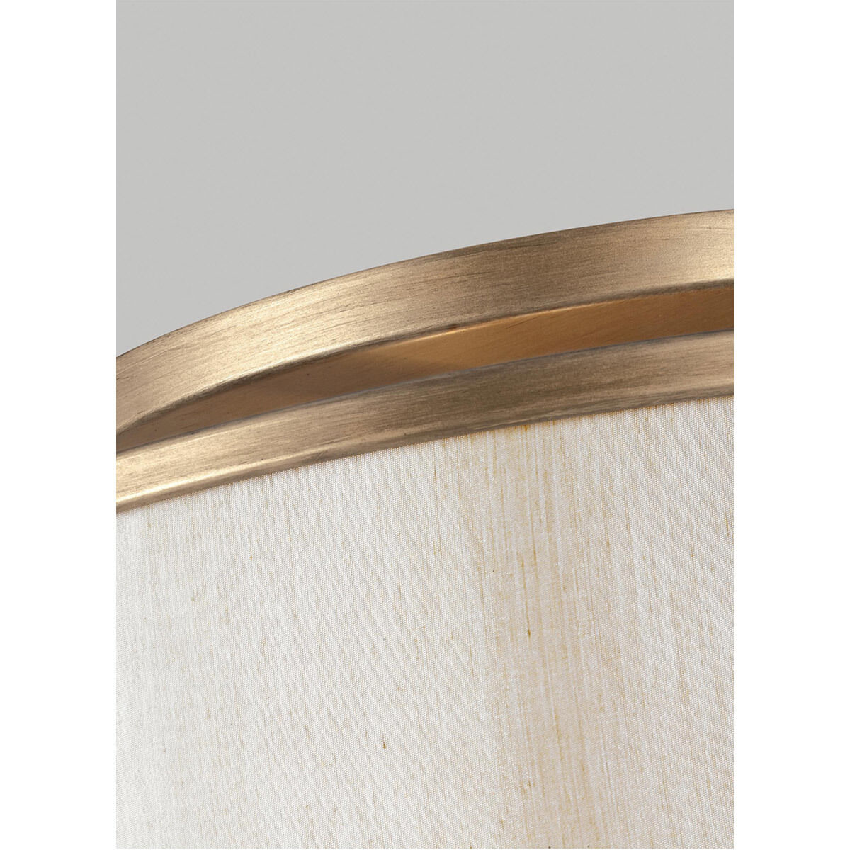 Sean Lavin Lennon 3 Light 20 inch Sunset Gold Semi-Flush Mount Ceiling Light, Cream Linen