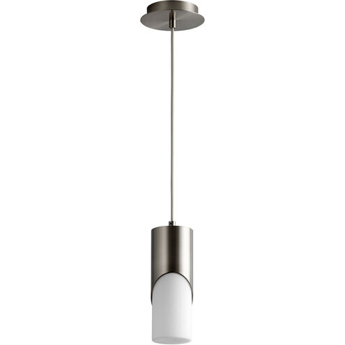 Ellipse LED 4 inch Satin Nickel Pendant Ceiling Light