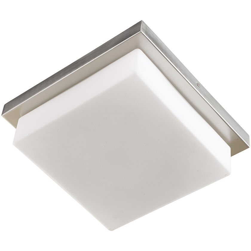 Gibraltar LED 12 inch Brushed Nickel Flush Mount Ceiling Light