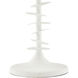 Penny 35 inch 150 watt White Gesso Lamp Portable Light