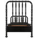 Bachelor Hand Rubbed Black Bed, Twin